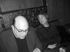 Peter and Kathy at the KGB