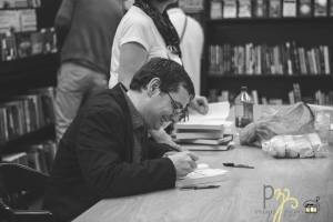 Signing at the B&N. Photo courtesy of Monique Nethercott. 